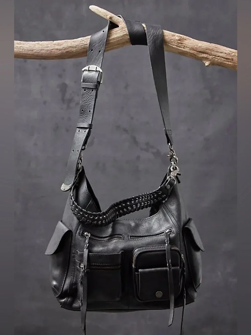 Free People We The Free Ledger Leather Bag - Picture 1 of 15